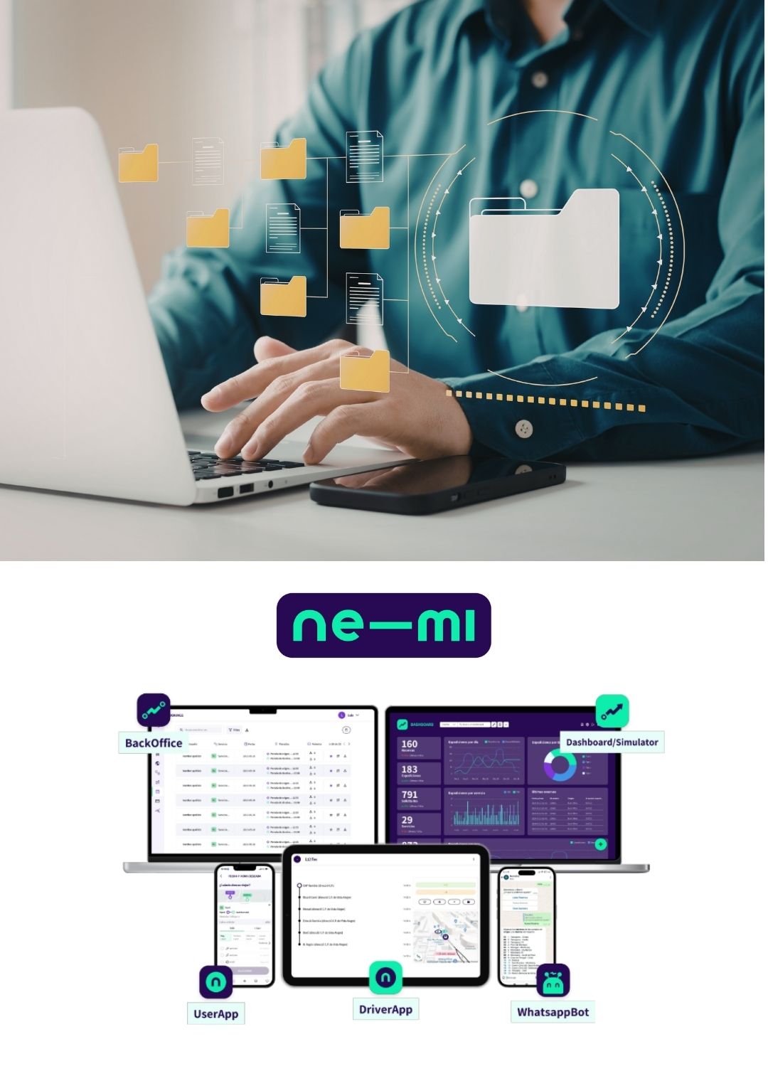 No només oferim tecnologia. Nemi lliura el suport documental necessari per acreditar la teva proposta d'inversions davant la Direcció General: